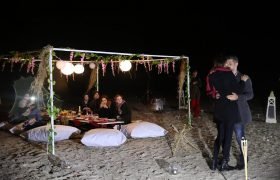 Kumsalda Evlenme Teklifi Organizasyonu Kuşadası