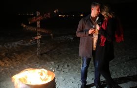 Kumsalda Evlilik Teklifi Organizasyonu Kuşadası